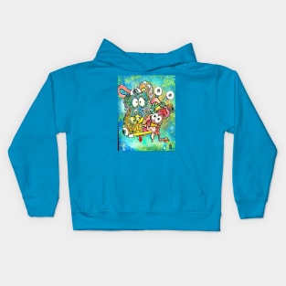 Spongebob trip pants Kids Hoodie